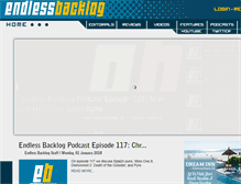 Tablet Screenshot of endlessbacklog.com
